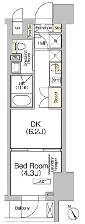 JPnoie門前仲町の物件間取画像